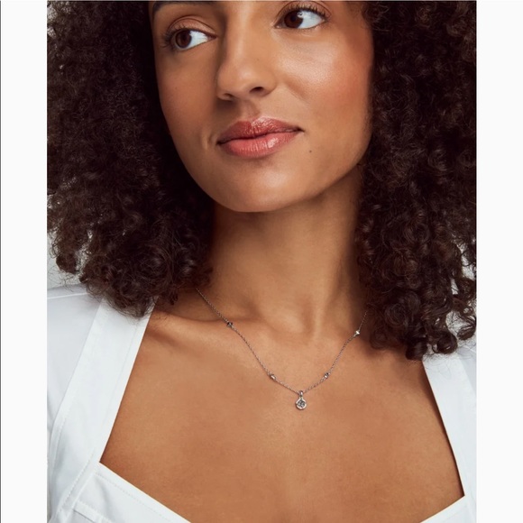 Kendra Scott Nola Silver Pendant Necklace - Picture 2 of 10